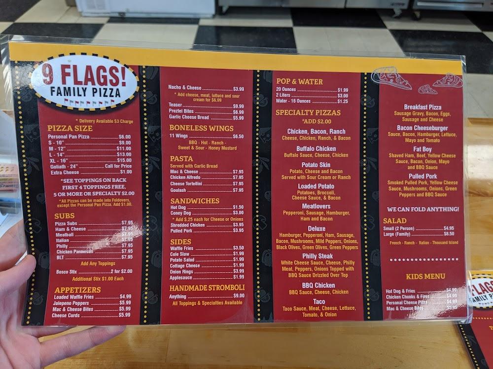NINE Flags Pizza 2 Liters